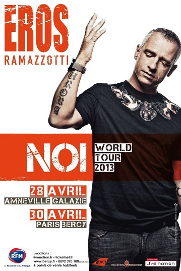 Eros Ramazotti, NOI World Tour 2013