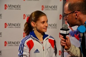 Interview Anne aux Internationaux de gym 2013