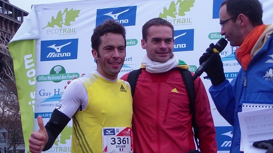 Sylvain Court, vainqueur du Trail 80km de l'Eco-Trail de Paris 2013