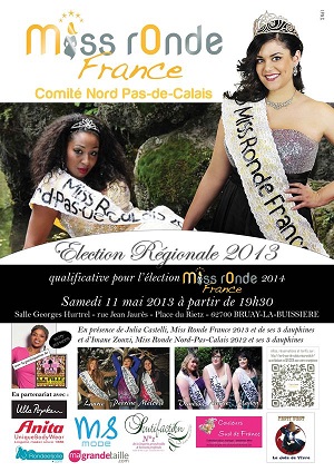 Miss ronde Nord Pas de Calais 2013