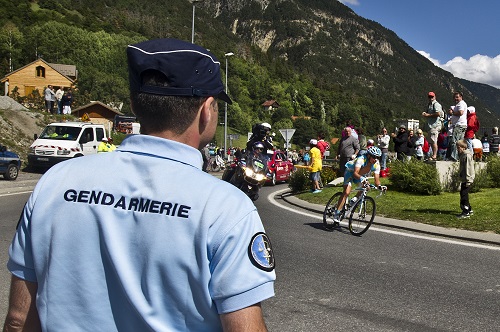 La gendarmerie sur le Tour de France