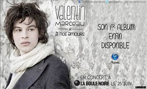 Premier album de Valentin Marceau
