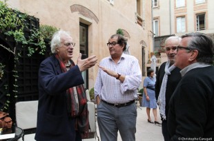 Bertrand Tavernier, Bruno Raffaelli, Frédéric Bourboulon