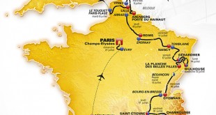 La carte du Tour 2014 -Parcours