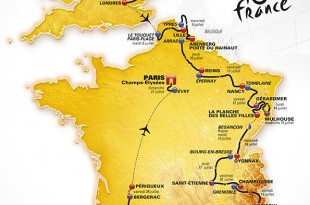 La carte du Tour 2014 -Parcours