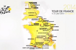 parcours Carte Tour de France 2014