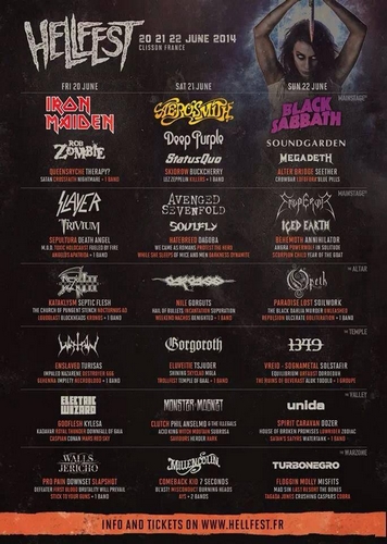 Hellfest 2014 lineup2