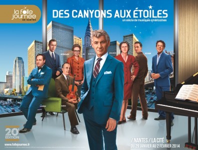 Affiche "Américaine" de la Folle Journée 2014 - (c) LMYR