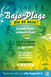 Bajo Plage - Affiche