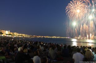 Feu d'artifice du 14 juillet dernier à Cannes