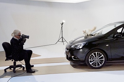 Opel Corsa calendar shoot in Paris