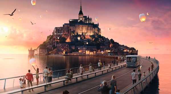 Travaux Mont St Michel 2015
