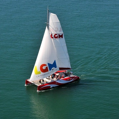 le large à bord du Lucile 2-
