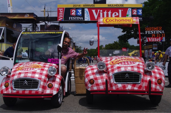 caravanne Tour de France Cochonou