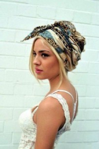 foulard cheveux été