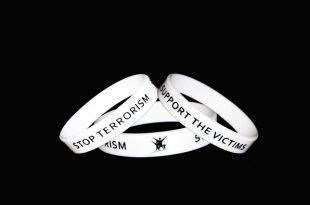 bracelet stop terrorism support the victims
