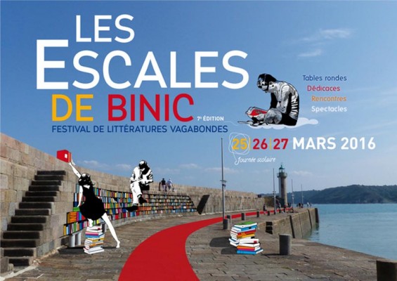 A Binic le livre vagabond jette ancre le temps un week-end