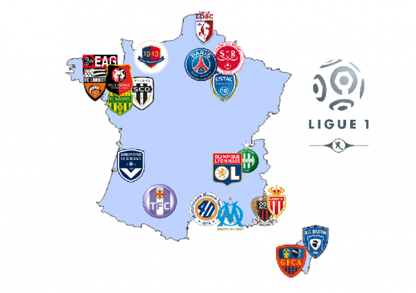 carte Ligue 1