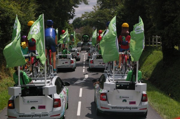 Tour de France La Team ŠKODA avec We Love Cycling