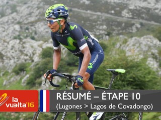 Nairo Quintana vainqueur de la 10ème étape Vuelta 2016