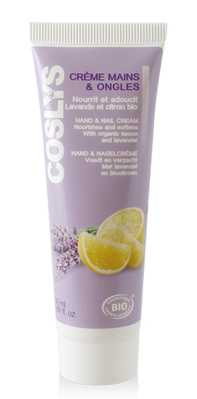 crème mains lavande citron bio coslys