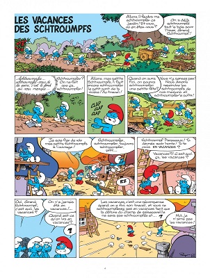schtroumpfs en vacances t7 extrait le lombard univers-schtroumpfs-t7-schtroumpfs-vacances-le-lombard-extrait
