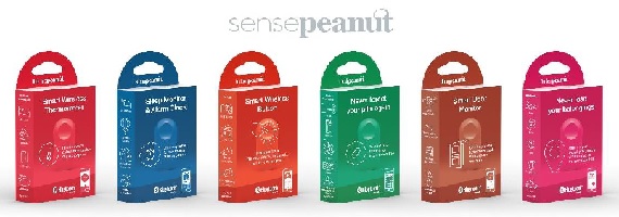 sense thermopeanut sense-peanut-themrometre-connecte-six-couleurs