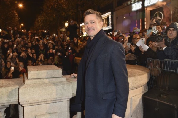 PARIS, FRANCE - NOVEMBER 20: Brad Pitt attends the Paris Premiere of the Paramount Pictures Title "Allied" on November 20, 2016 at UGC Normandie at Cinema UGC Normandie on November 20, 2016 in Paris, France. (Photo by Pascal Le Segretain/Getty Images For Paramount) *** Local Caption *** Brad Pitt