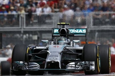 Formule 1 Mercédès de Nico Rosberg