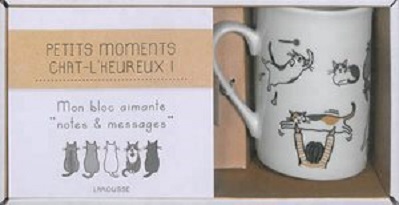 coffret petits moments chat l'heureux larousse coffret petits moments chat l'heureux larousse
