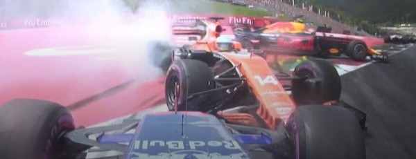 Formule 1 GP Autriche Kvyat Alonso Verstappen