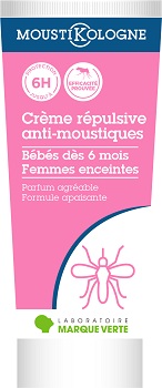 MOUSTIKOLOGNE Crème anti-moust.Bébés dès 6 mois.femmes enceintes 40ml MOUSTIKOLOGNE Crème anti-moust.Bébés dès 6 mois.femmes enceintes 40ml