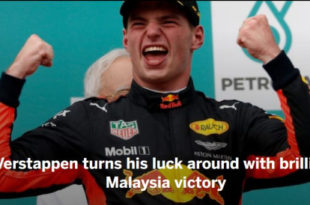 Formule 1 Verstappen GP Malaisie