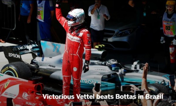 formule GP brésil 2017 Vettel