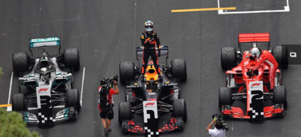 GP Formule 1 podium Monaco