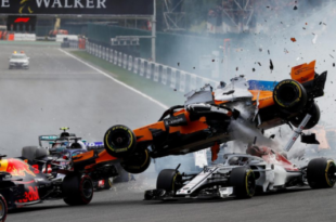 Formule 1 Grand Prix Belgique accident 1T