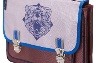 cartable-garcon-ours-medium-caramel-cie