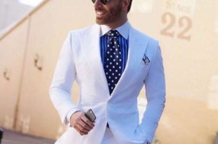 Comment etre au top dans un costume blanc