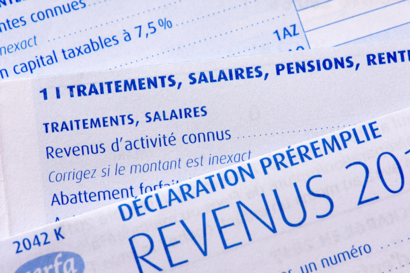 declaration de revenue