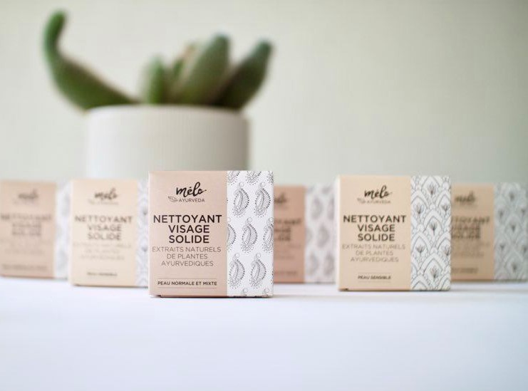 Nettoyant visage solide Melo Ayurveda