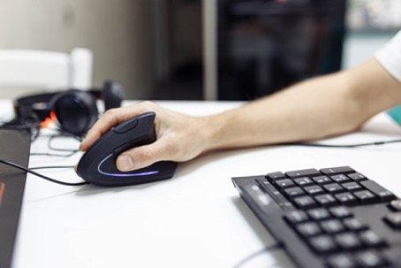 gamers souris verticale