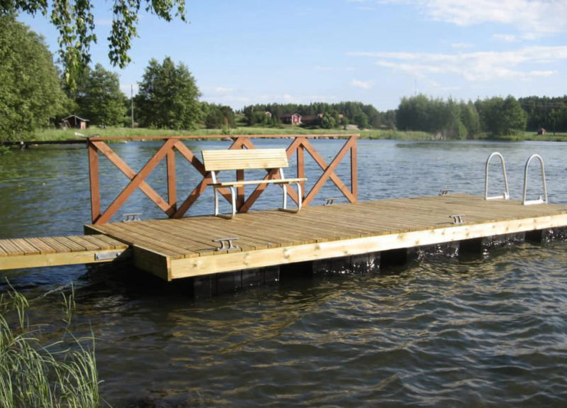 ponton flottant