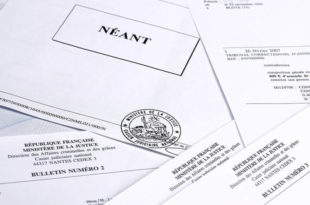 types d'extraits de casier judiciaire