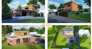 Construction d’une maison selon une idée 3D