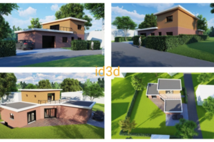 Construction d’une maison selon une idée 3D