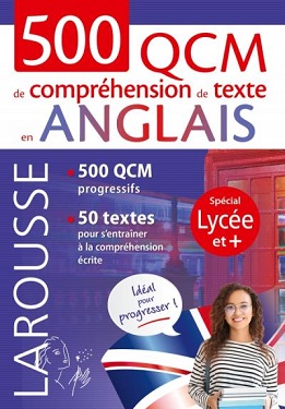 500-QCM-comprehension-texte-anglais-larousse