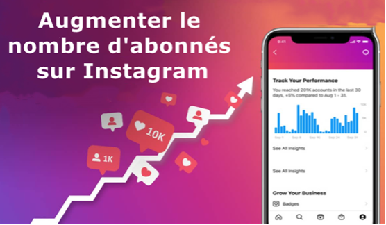 d'augmenter le nombre d’abonnés sur Instagram
