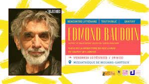 Edmond Baudoin à la médiathèque de Mouans-Sartoux vendredi 10 février