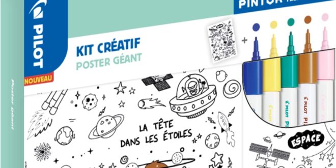 Pilot – Le kit créatif “Poster Géant” pour petits et grands