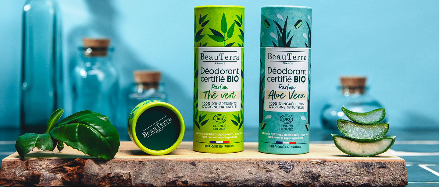 Déodorants bio écoresponsables BeauTerra